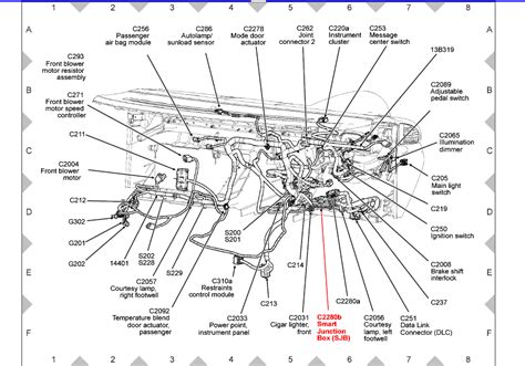 2006 mustang smart junction box diagram|2005 mustang electrical diagram.